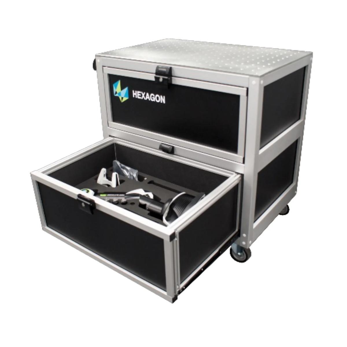 Portable Base Hexagon Portable Base Station 910x610 | Absolute Arm Workstation